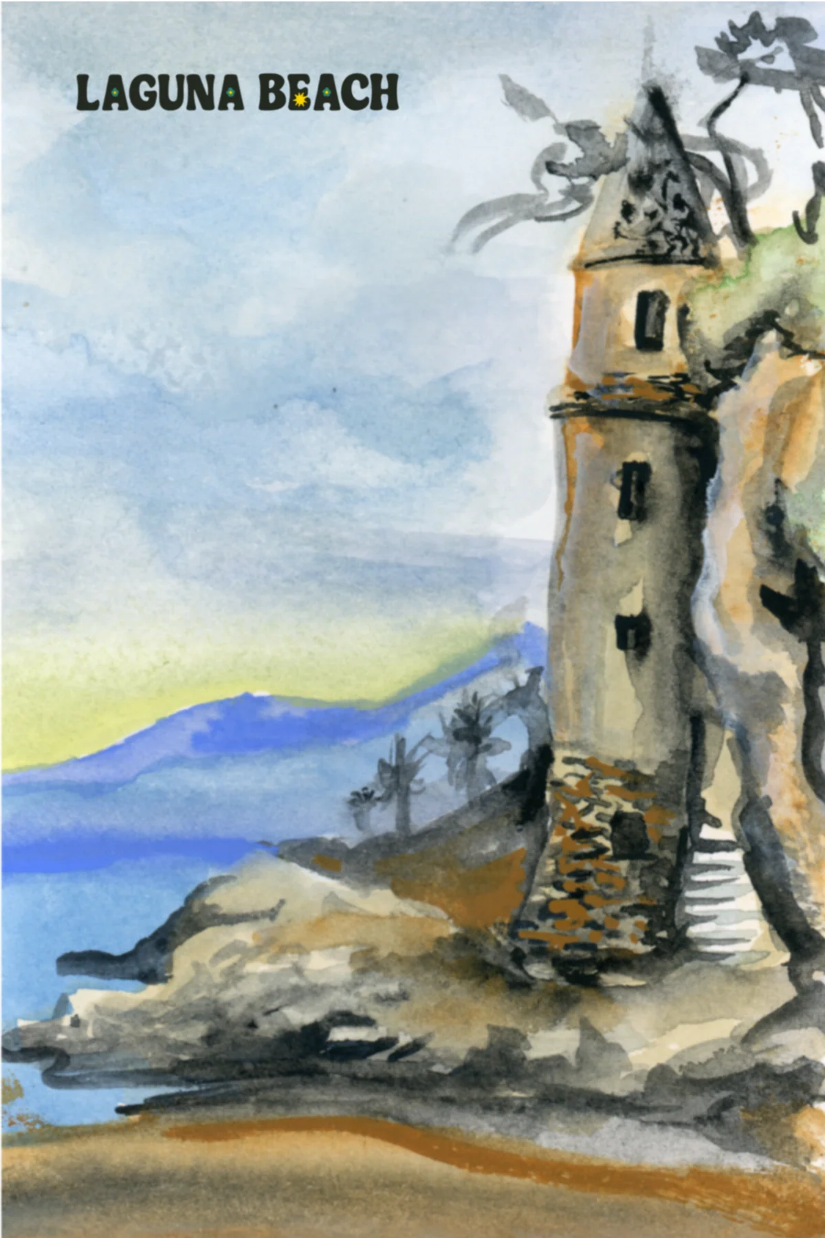 Postcard - Victoria Pirate Tower